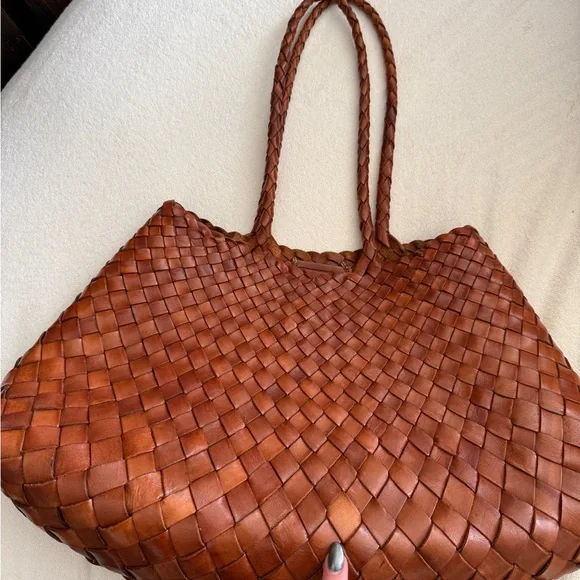 Dragon Diffusion Brown Woven Tote - Picture 14 of 14